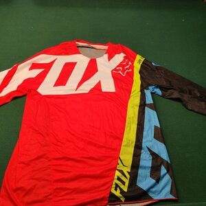 Fox Racing Red and Black Long Sleeve Tee